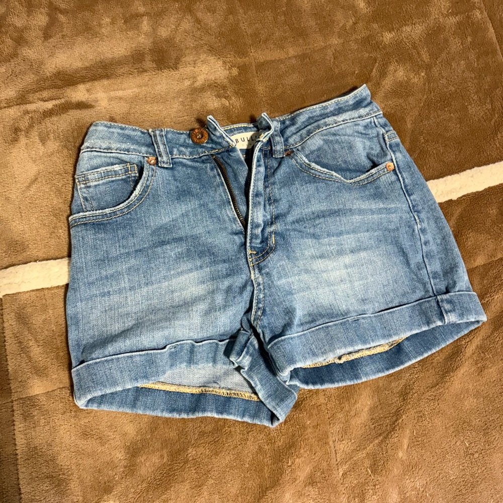 Bullhead Light Blue Jean Shorts
